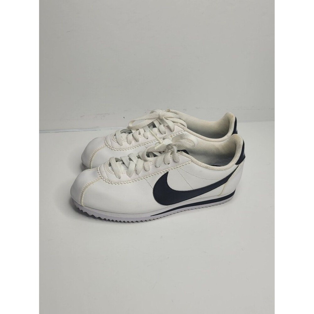 Nike Cortez black white women's sneakers lace up retro size 7